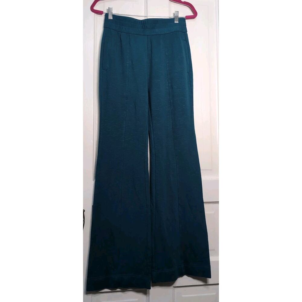 Fabletics‎ Flare Jogger Pants Wide Leg High Waisted Soft Lounge Women's S (1145)